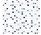 Панель ПВХ 0,3 мозайка на клеевой основе Северное сияние (10шт) 480*480 