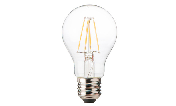Лампа светодиодная нитевидная прозрачная груша А60 9 Вт 2700 К Е27