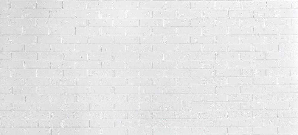 Панель Фартук Кирпич арктика (2440х1220х6мм) цвет белый 2,98 м.кв М 
