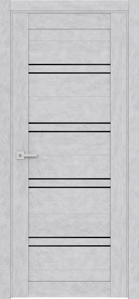 Дверь Hyatt LX-2 70 С Бетон снежный пленка ПВХ Fusion FRANT 