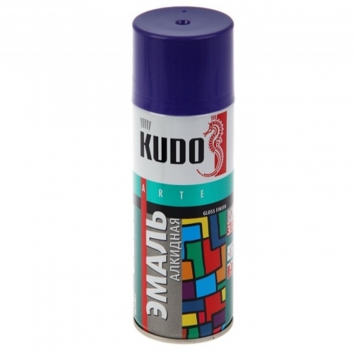 эмаль-аэрозоль универсальная "kudo" металлик фиолетовая глянц. 520 мл.