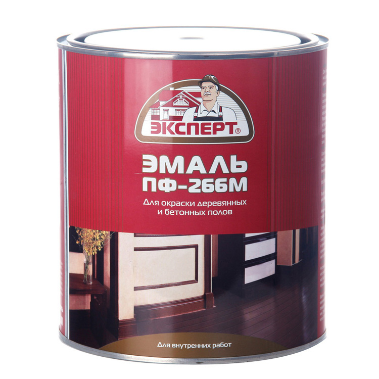 эмаль пф-266м dekart эксперт красно-коричневая 1,9 кг.эконом 
