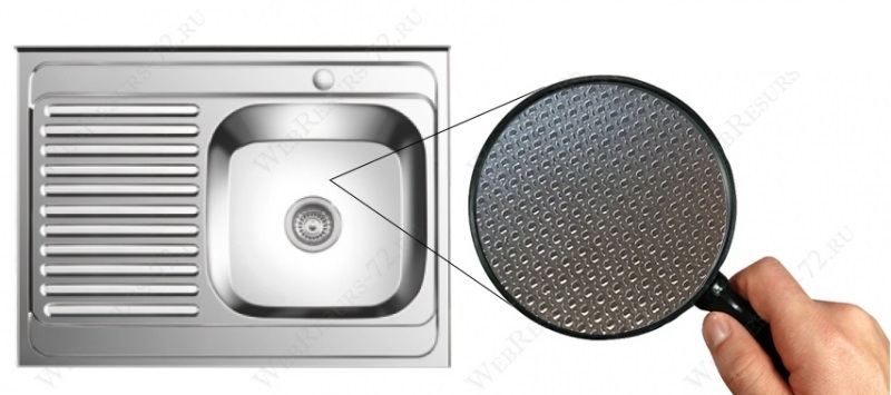 Мойка нерж с сиф 800*600*165 мм Толщ. 0,6 мм (левая,правая) М картинка