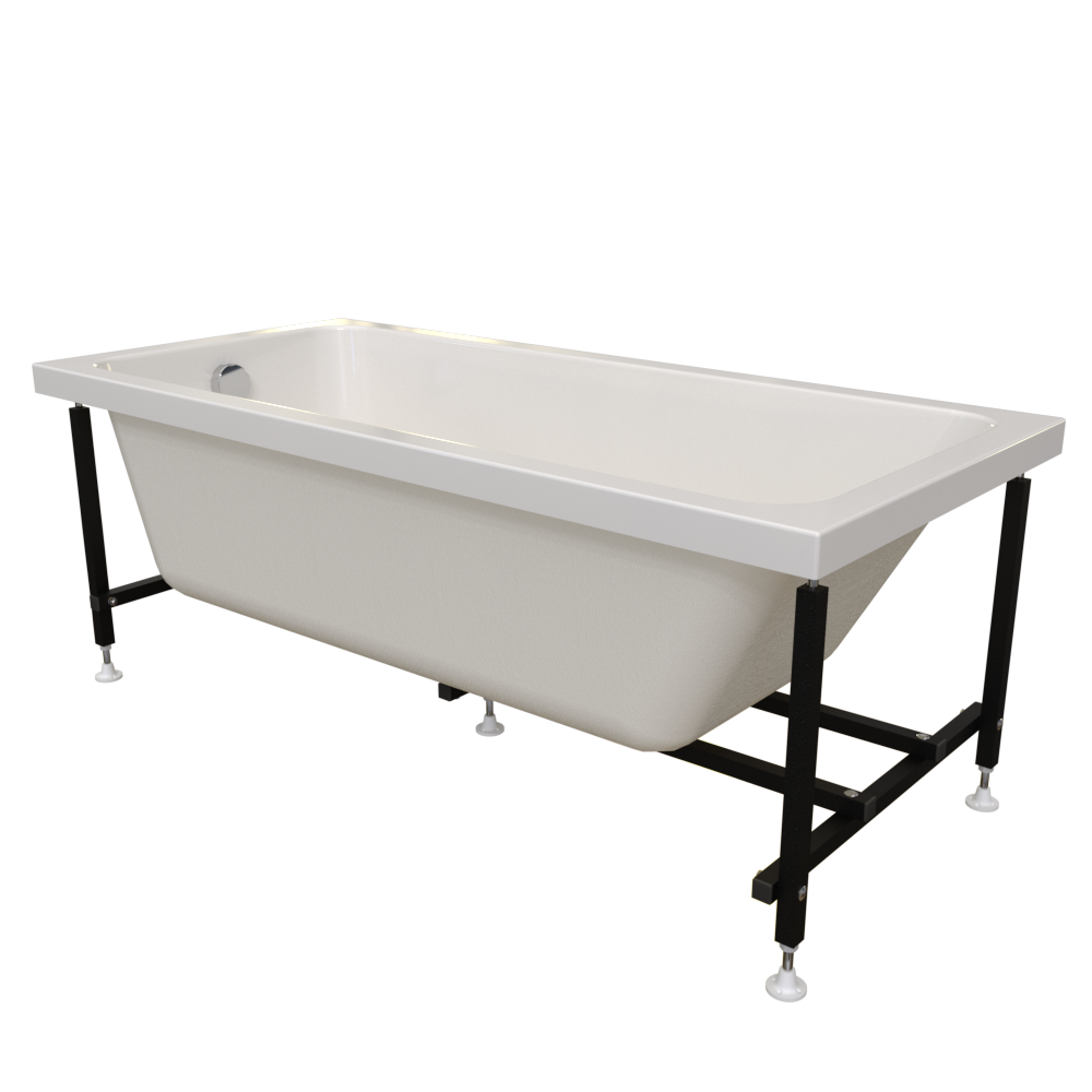 Ванна акриловая Дижон 1500х700, каркас+панель с креплением +слив-перелив с сифоном картинка