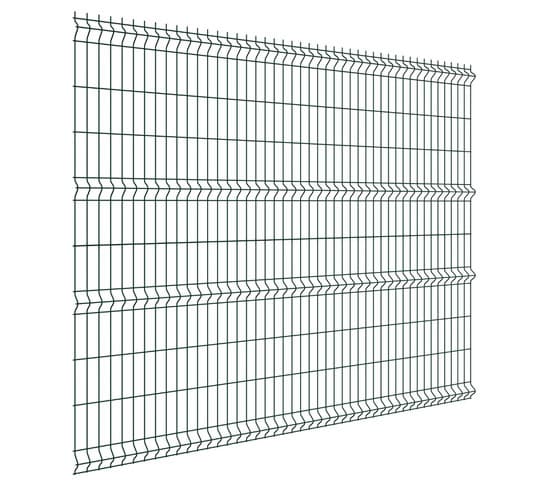 GRAND LINE Забор сетчатый оцинк.с полимер.покрытием 2,03х2,5м 3,0мм RALL6005  ячейка 235х60мм  Ю*