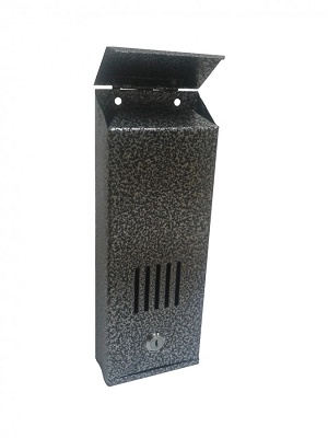 Ящик почтовый индивидуальный Столбик с замком антик серебро(П3309)