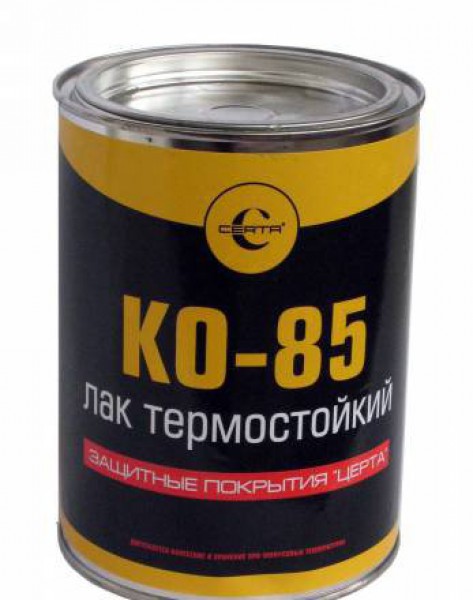 лак термостойкий elcon/ спектр ко-85 ж/б 0,8 кг м