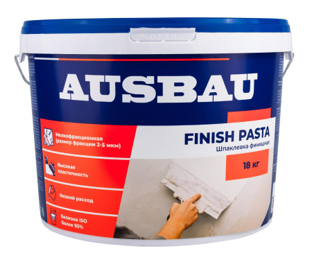 Шпаклевка латексная финишная AUSBAU Finish Pasta 18кг 