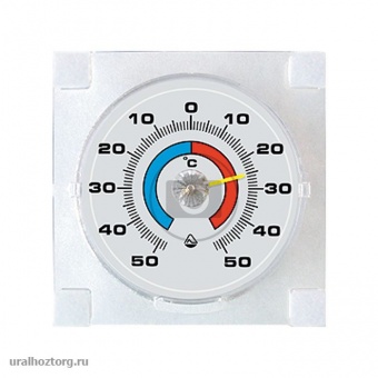 Термометр оконный биметаллический тбб квадратный уп. блистер П2113