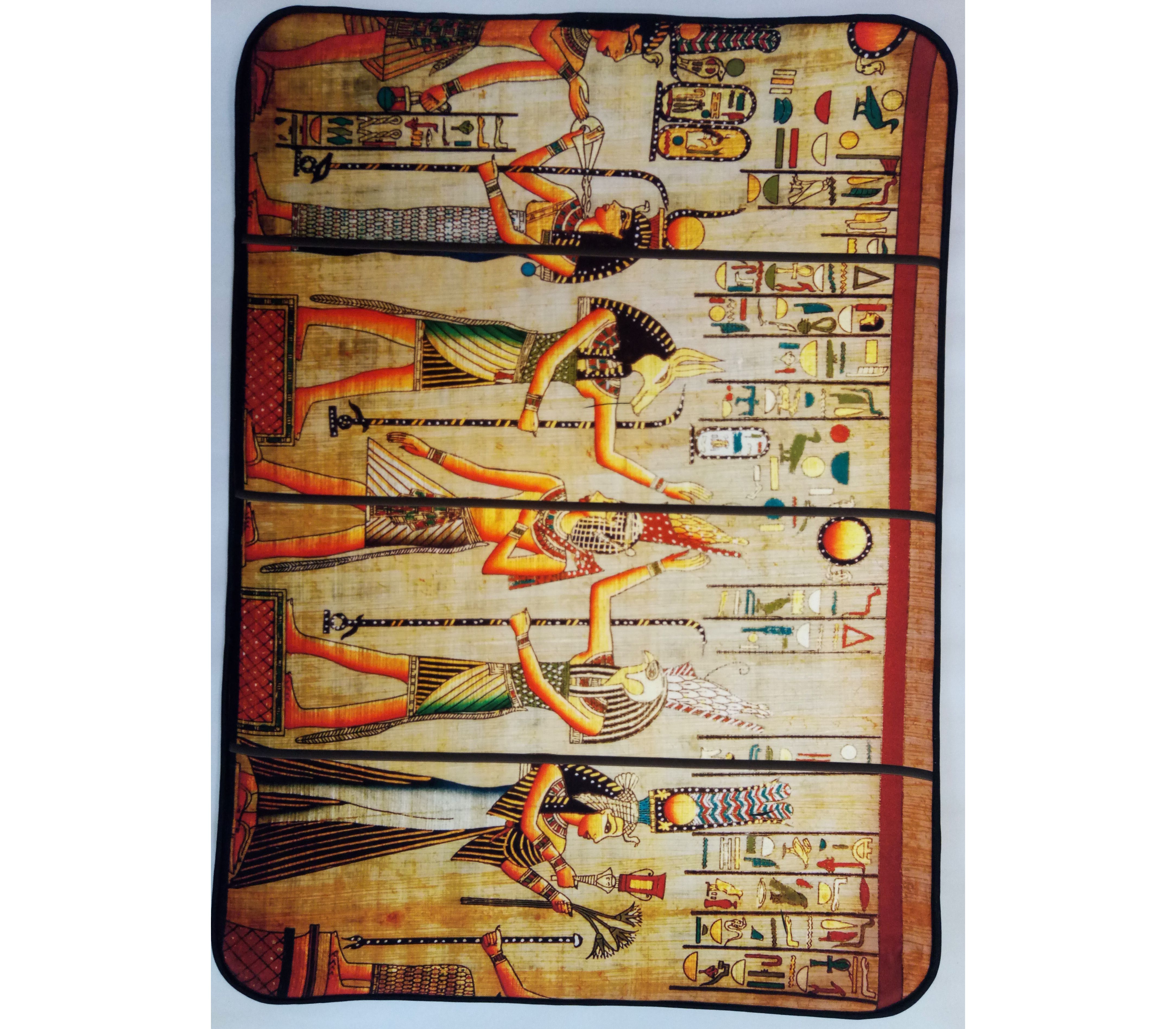 Коврик для дома универсальный, 75х90 см Египет 3D
