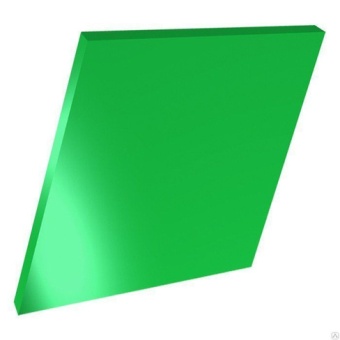 Поликарбонат монолитный акрил 3мм 2,05х3,05м зеленый ACRYMA 72COL
