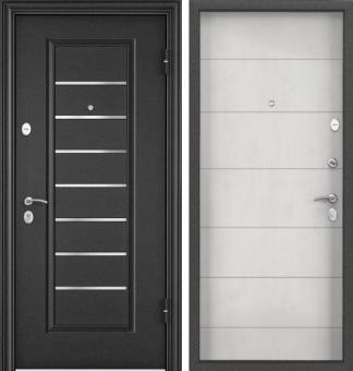 Дверь DELTA-100 Букле темно-серый/Бетон известковый 950*2050 левая