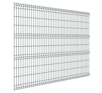 GRAND LINE Забор сетчатый оцинк.с полимер.покрытием 1,53х2,5м 3,0мм RALL6005  ячейка 235х60мм  Ю*
