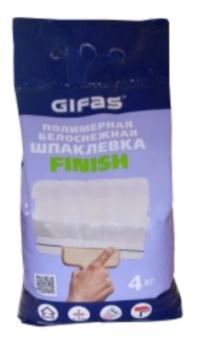 Шпаклевка полимерная GIFAS FINISH 4 кг