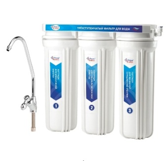 Трехступенчатый фильтр для воды с отдельным краном тип Антижелезо АКv-207